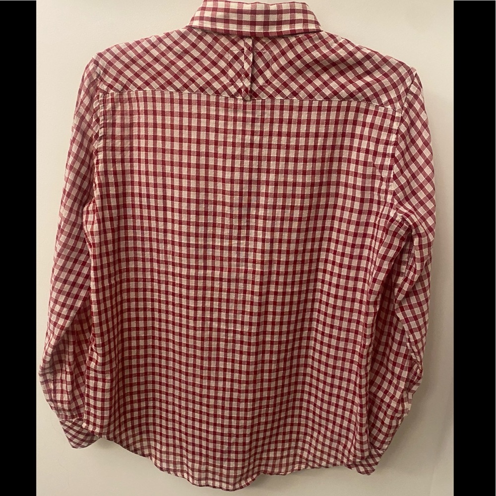 Rails Farrah Scarlet Check Button Down Top - image 3